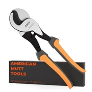 American Mutt Tools 10 Inch Cable Cutters - Heavy Duty Cable Cutter for Aluminum, Copper and Communications Cable