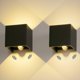 thumbnail image 1 of Luz de pared exterior LED de 12W con sensor de movimiento 3000K IP65 Luz de pared exterior con ángulo de haz descendente ajustable Diseño interior/exterior Thisnde ACTIVE Biensenido a ACTIVE, 1 of 5