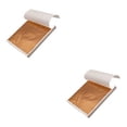 thumbnail image 3 of Matsuzay Papel de hoja de aluminio de 100 Uds., papeles dorados brillantes impermeables, decoración exquisita para pasteles y comidas, Oro rosa 2Conjunto, 3 of 6