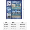 thumbnail image 2 of LHSHID 12 Year Old Boy Girl Birthday Blanket Gift 40x50in, 2 of 7