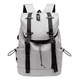 thumbnail image 1 of Mochila Doble Broche Listón Ajustable Bolsillo Para Laptop, Color Gris, 1 of 4