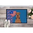 thumbnail image 2 of Grizzle and Tan Airedale Terrier USA American Indoor or Outdoor Mat 24x36, 2 of 5
