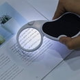 thumbnail image 3 of Lupa de bolsillo de 5 aumentos con luz, minilupa plegable iluminada para lectura, inspección y baja visión, lente abatible con batería (2 unidades), 3 of 7
