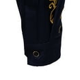 thumbnail image 3 of Men's Western Cowboy Fringe Shirt Long Sleeve Rose Embroidery Slim Fit Shirts Button Down Turndown Collar Shirt, 3 of 6