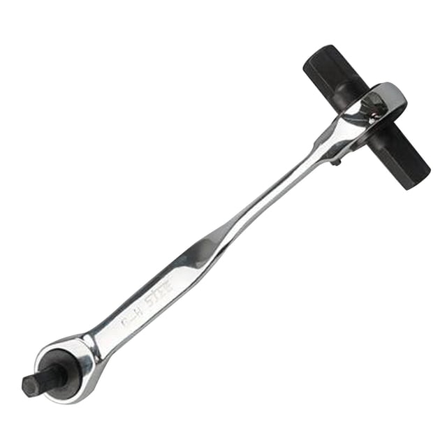 Lve de trinquete hexagonal de zócalo Herramienta de destornildor de trinquetes hexagonales reversibles para reparación de automóviles , 6-8 - 10-12 mm DYNWAVEMX Llave de trinquete