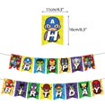 thumbnail image 2 of Suministros originales de decoración para fiesta de cumpleaños de Marvel, globos para niños, cartel para pastel, vengadores, héroe, Anime, accesorios para niños, actividad DIY zhangyuxiang LED, 2 of 2