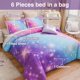 thumbnail image 3 of Juego de cama A Nice Night Gradient Glitter para niñas, completo, 3 of 9