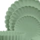 thumbnail image 2 of rcstronger 8x Accesorios de cocina para casa de muñecas en miniatura 1:6 Plato Cuenco Bandeja para servir Verde, 2 of 3