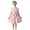 Pink, variant on Eltusu Girls Dresses, Lapel Collar Short Sleeve Button Casual Summer Clothes Pink Size 10-12 T