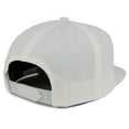 thumbnail image 2 of Trendy Apparel Shop King and Queen Embroidered Flat Bill Snapback Off White Cap - 2pc Pack, 2 of 2