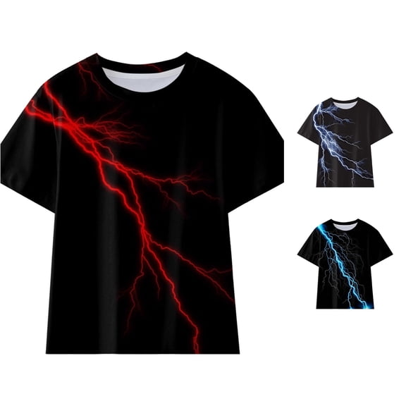RMGVDSD Boys Graphic T-Shirts Fashion Cool Prints T Shirt Short Sleeve Tees Summer Kids T Shirts Breathable Tshirt Top 8-10 Years