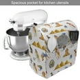 thumbnail image 2 of Travel Stand Mixer Cover, Egyptian Themed Mythological Signs Pyramids and Repetitive Pattern, Kitchen Appliance Organizer Bag Cover with Pockets, 5 Quarts, Multicolor, by Ambesonne, 2 of 4