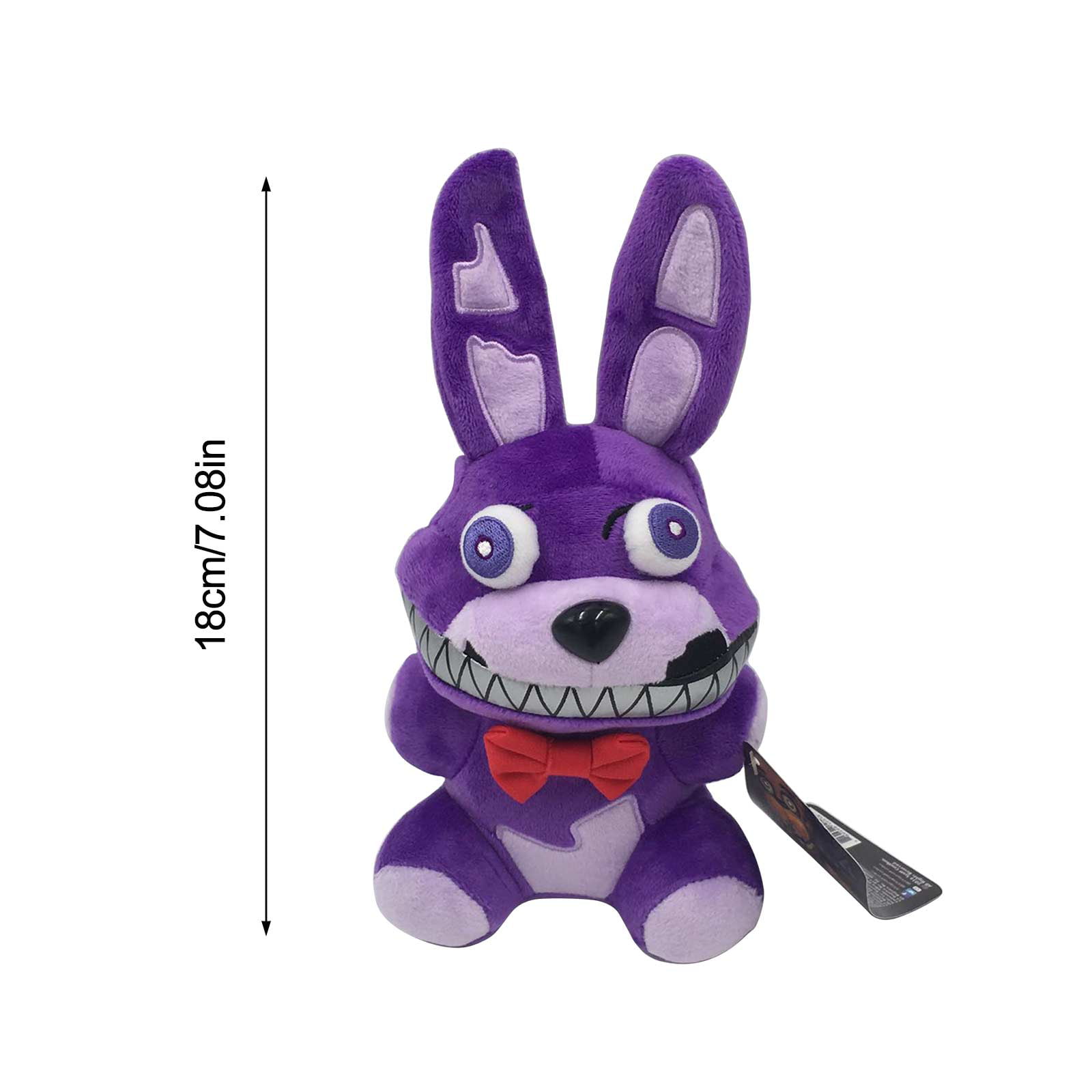 New FNAF Five Nights at Freddy's Blue Rabbit Bonnie Kids Gift Plush Toy 7"