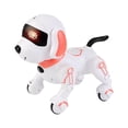 thumbnail image 2 of Control remoto Perro Robot programación cachorro robótico RC juguetes hacia atrás imita animales cachorro inteligente para niños 5 6 7 8 9 10 11 12 , Naranja Hugo perros robot rc, 2 of 9