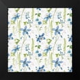 thumbnail image 2 of Audit, Lisa 20x20 Black Modern Framed Museum Art Print Titled - Blue and Green Garden Step 01, 2 of 5
