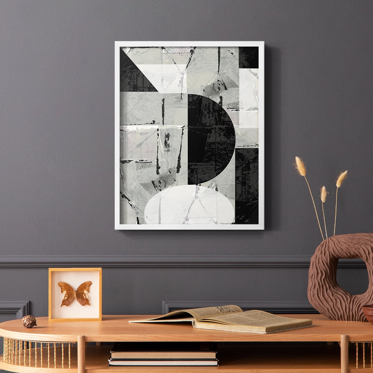Abstract Neutrality I in Paper Solid Wood 8 x 10 Framed Print