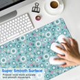 thumbnail image 4 of Long Mouse Pads for Desk,Pioneer Flower Floral Print Pattern Desk Mats on Top Of Desks, Desk Mouse Pad Extra Large with 3mm Non-Slip Base and Stitched Edge for Gaming,Office,Work,Home 31.5"x15.7", 4 of 6