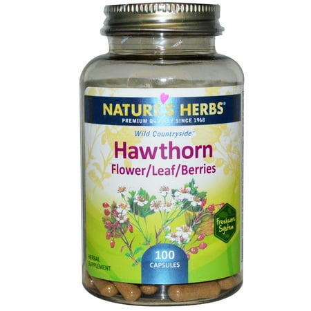 - Nature's Herbs Hawthorn (Flower/Leaf/Berries) 100 Veg Caps