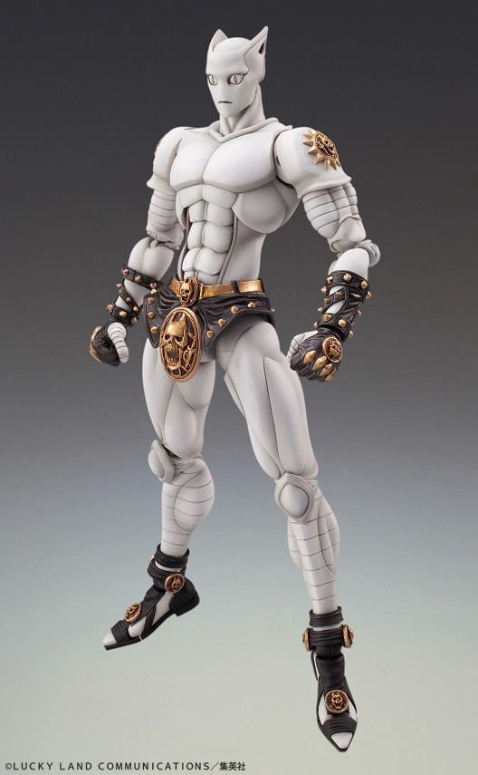 10 5 White And Black Jojo S Bizarre Adventures Pt 4 Chozokado Killer Queen Action Figure Walmart Com