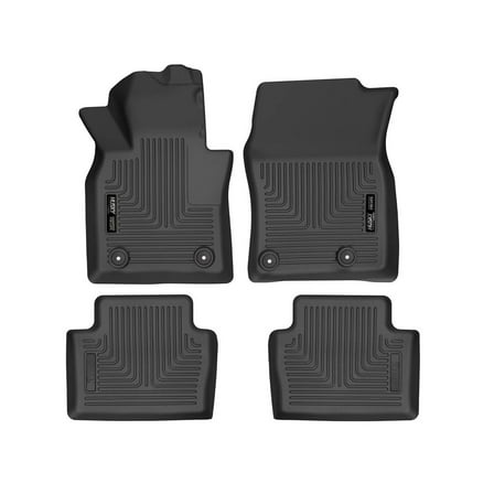 Husky Liners 95981 Weatherbeater Floor Mats Fit 2020-2025 Mazda CX-30 AWD - Front/2nd Seat - Black