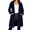 Navy women zip up hoodie a1, variant on Casual Basic Zip Up Hooded Coat for Women, Warm Solid Fall Winter Cover Up Top, Lightweight Everyday Layering Outerwear, Navy S
