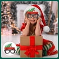 thumbnail image 6 of Christmas Decorative Glasses Santa Claus Eyeglasses Red Snowflake Christmas Hat New Year Decorations Photography Props For Women Men L L, 6 of 8