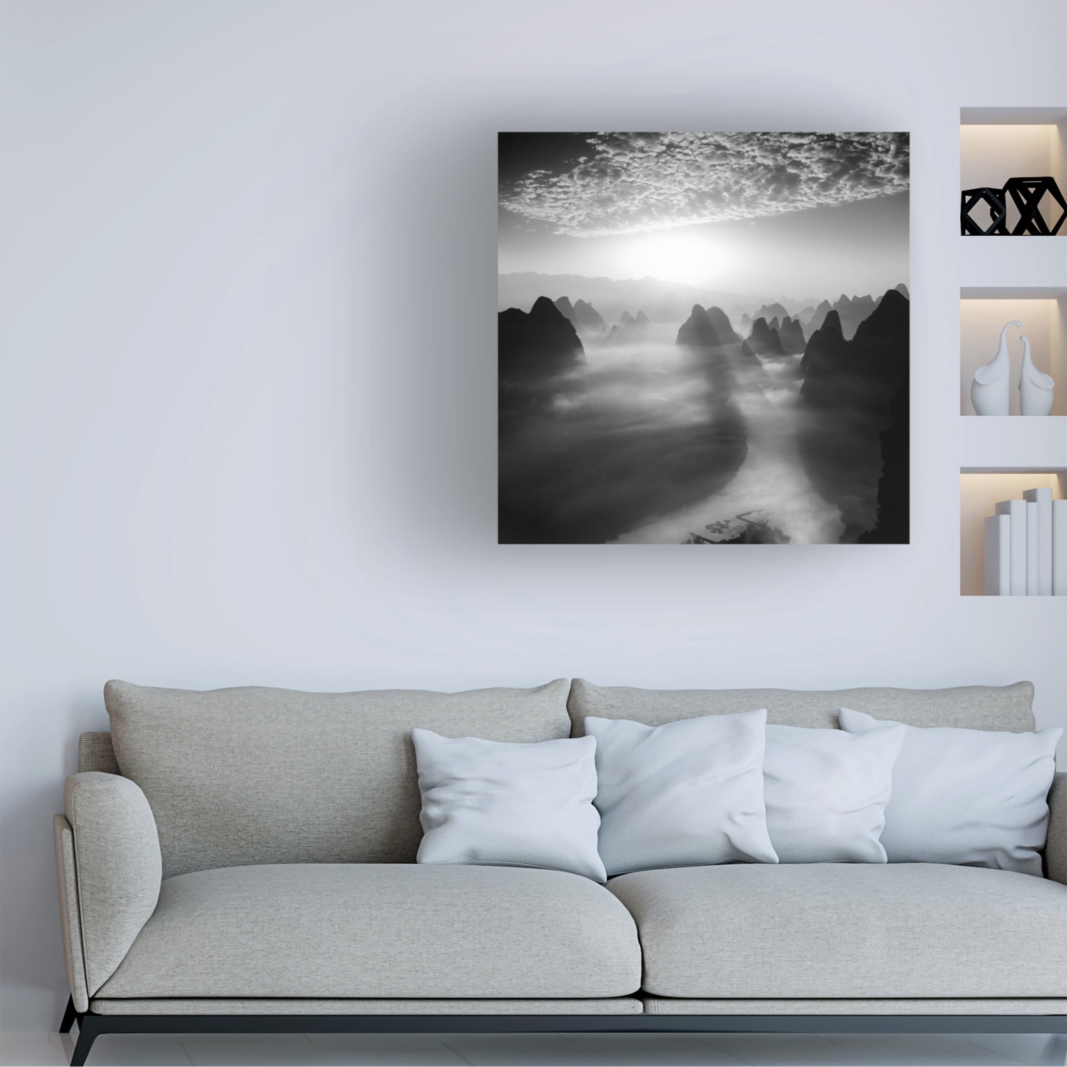 Trademark Fine Art Fabrizio Massetti Xianggongshan Hill Canvas Wall Art