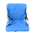 thumbnail image 2 of Stadium Seat Cushion Folding Seat Mat Padded Camping Seat with Backrest Support for Outdoor Events Sports Concerts, 2 of 9