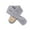 Gray, variant on Lovzfmll Scarf for Kids, Cute Bear Ultra-Soft Plush Thick Warm Scarf for Winter Toddler & Little Boys Girls 1-12 Years