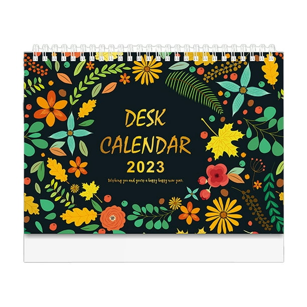 Desk Calendar 2023, Simple, Small and Fresh Office Desktop Decoration