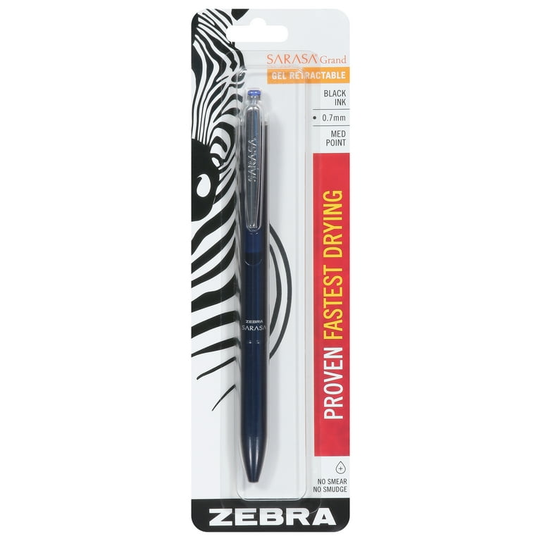 Zebra Pen Sarasa Grand Gel Retractable 0.7mm Assorted 1pk