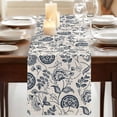 thumbnail image 3 of Vintage Spring Floral 70 Inch Table Runner, Retro Farmhouse Summer Botanical Farmhouse Dresser Scarf Cotton & Linen Tablerunner for Dining/Kitchen Island/Holiday Party Décor 13" x 70", 3 of 9