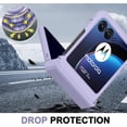 thumbnail image 6 of Compatible Motorola Razr Plus Case with Hinge Protector 2023,Motorola Razr+ Cases 5G,Hard Slim Protective Hinge Phone Case for Motorola Razr 40 Ultra Case Moto Razr Plus 2023 Case Cover Purple, 6 of 13
