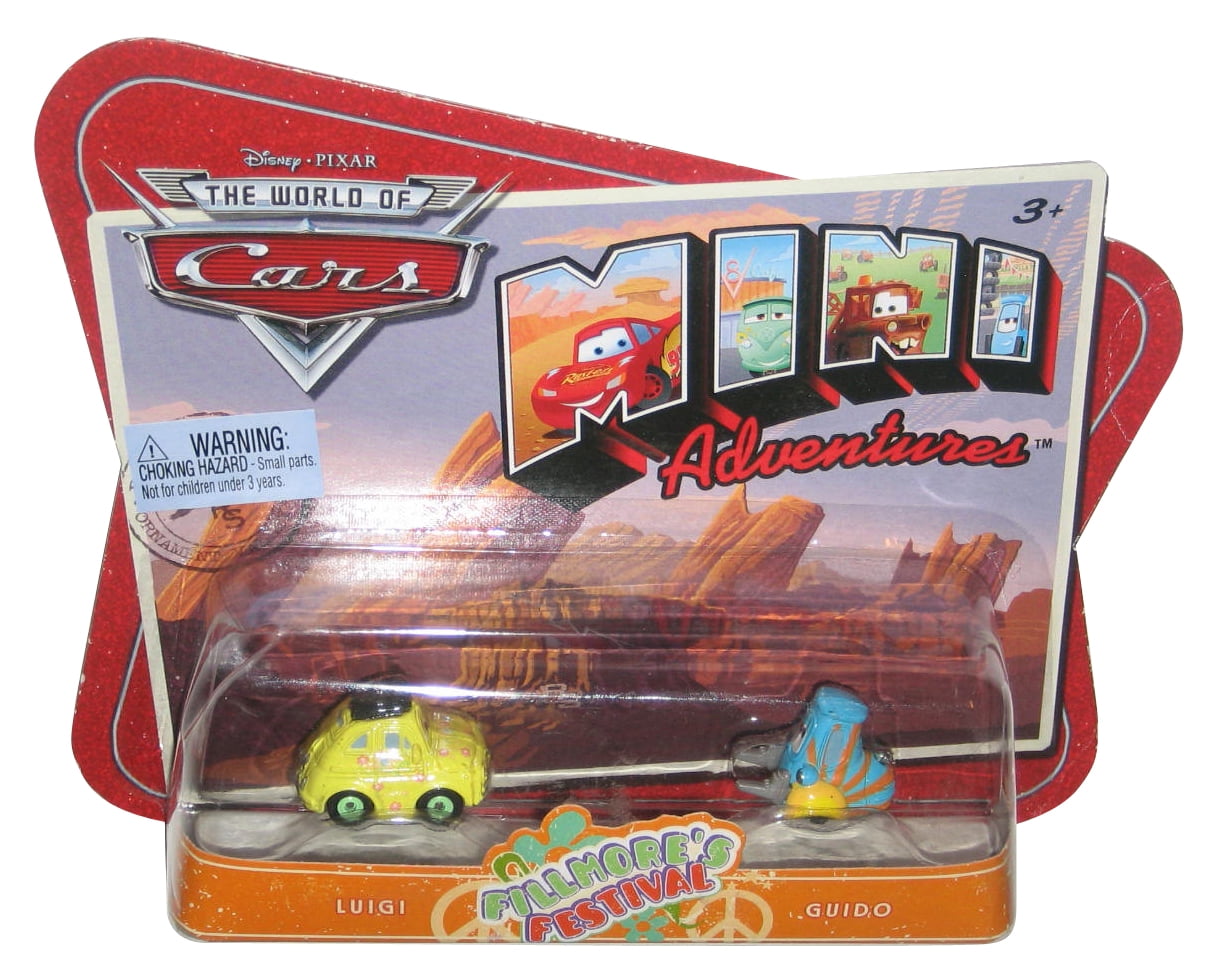 Disney Pixar Cars Mini Adventures Fillmore/'s Festival Guido /& Luigi