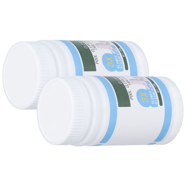 Bath Chlorinated Cleaning Tablets, Swimming Pool Chlorinated Tablets Powerful Effervescent Portable for Swimming Pools