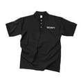 thumbnail image 2 of Rothco Moisture Wicking Black Public Safety Polo Shirt - Security, Small, 2 of 2