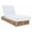 Tan/White, variant on SAFAVIEH Gillian Outdoor Patio Sunlounger, White/Black