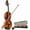 Glossy-3, variant on SolaceHue 1/4 Violin for Beginners, Fiddle for Students and Enthusiasts, Acoustic Violin Kit with Case, Bow, Rosin & Manual