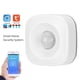thumbnail image 4 of Trabajo antirrobo infrarrojo de la alarma de seguridad del detector del cuerpo humano del sensor de movimiento PIR de Wifi elegante con Tuya, 4 of 9
