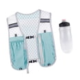 thumbnail image 2 of koolsoo Hydration Vest Pack Breathable Running Backpack for Trail Cycling Mountaineering Light Blue, 2 of 9