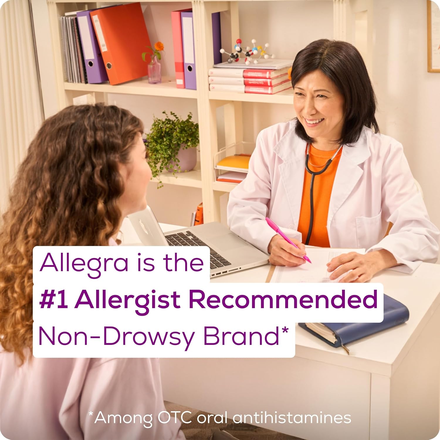 Allegra Long-Lasting Fast-Acting Antihistamine for Noticeable Relief from Indoor and Outdoor Allergy Symptoms