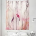 thumbnail image 1 of Cardinal Tapestry, Perching Bird on a Branch Japanese Forest Asian Scenery Animal Artwork, Fabric Wall Hanging Decor for Bedroom Living Room Dorm, 5 Sizes, Pearl Magenta Blush, by Ambesonne, 1 of 1