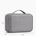 thumbnail image 5 of Leyeet Cord Organizer Travrel, Electronic Organizer Travel Case, Cable Organizer Bag For Cords,Chargers Phone, Sd Card, Grey, 5 of 6