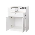 thumbnail image 7 of Smilegend Salon Storage Cabinet with Hair Dryer Holder & Locking Drawers - Professional Rolling Organizer for Barber, Spa, & Home Use, 7 of 7