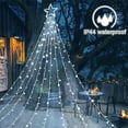 thumbnail image 2 of Oycbuzo Christmas Star String Lights Outdoor 13FT 246LED 8Modes for Holiday Party Yard Garden Decor-White, 2 of 7
