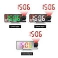 thumbnail image 4 of Projection Alarm Clocks for Bedrooms,LED Digital Clock with 180° Rotatable Projector on Ceiling Wall,Snooze Model,12/24H,2-Level Brightness Indoor Temperature for Heavy Sleepers Adults, 4 of 9