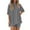 Gray Outfit Sets, variant on Htigea 2 Piece Women Summer Outfits Oversized Short Sleeve Shirts and Elastic Waist Stretch Slim Shorts Matching Sets Casual Homewear Blue S