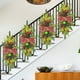 thumbnail image 4 of Decoraciones navideñas para escaleras, guirnaldas de flores, decoraciones para escaleras, lágrimas, objetos robados, decoraciones para el hogar, decoraciones para la puerta principal., 4 of 5