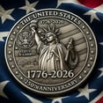 thumbnail image 5 of Celebrating The 250th Anniversary Of The United States 2D Flat Acrylic Printing Of The 250th Anniversary Medal Of The Founding Of The United States, 5 of 10