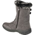 thumbnail image 4 of Women's Journee Collection Takani Mid Calf Boot Grey Faux Suede 11 M, 4 of 4